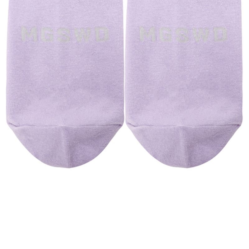MARGESHERWOOD GRADIENT SYMBOL SOCKS_lavender