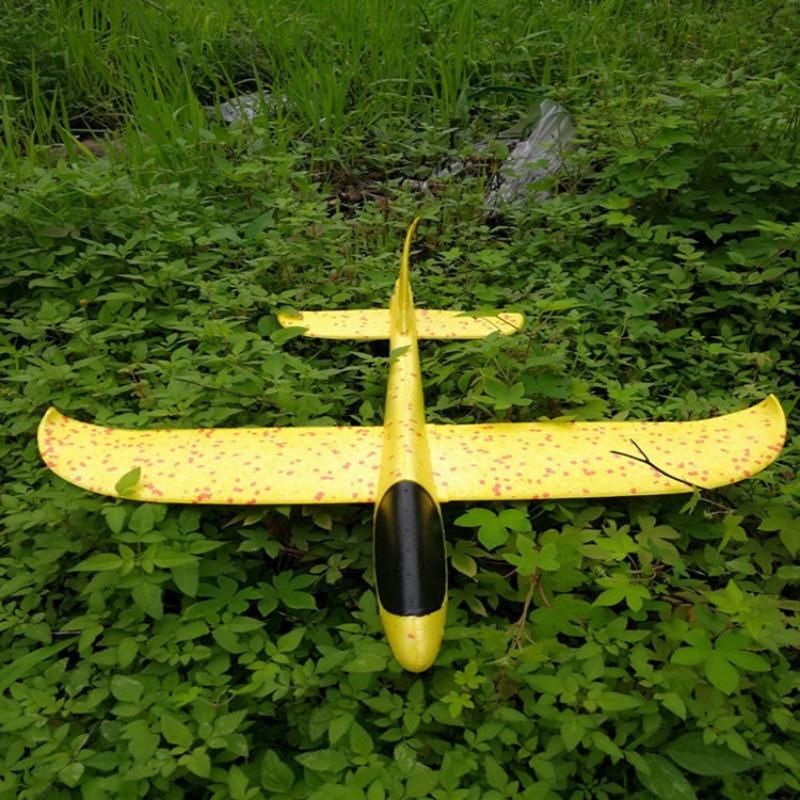 Kids Foam Plane Launcher Outdoor Flying Glider Gun Toy