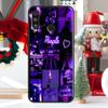 Purple Colour Neon Light For Honor 50 Pro X7 X8 X9 Case For Huawei P20 P30 P50 P40 Lite P Smart Z 2019 Nova 9 5T