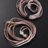 Oxygen-Free Copper ZS10 Earphone Wire KZ Earphones Cord 2Pin Headphone Cord In Ear Cable