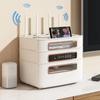 Router Storage Rack Household Socket Storage Box Multifunctional Space Saving Miscellaneous Storage Organizer Wire Storage Box