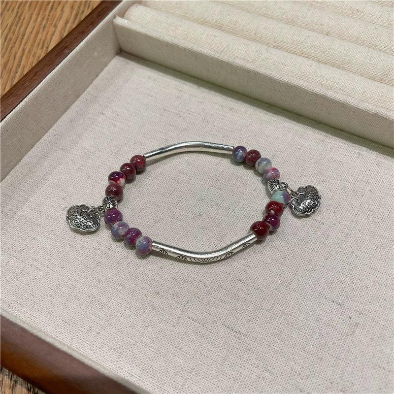 

JMXD-Креативный браслет ручной работы с керамическим замком безопасности, женский этнический стиль, ниша, светлый, роскошный браслет ручной работы из цветного бисера