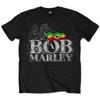Bob Marley Distressed Logo T-Shirt Black New Unisex T-Shirt