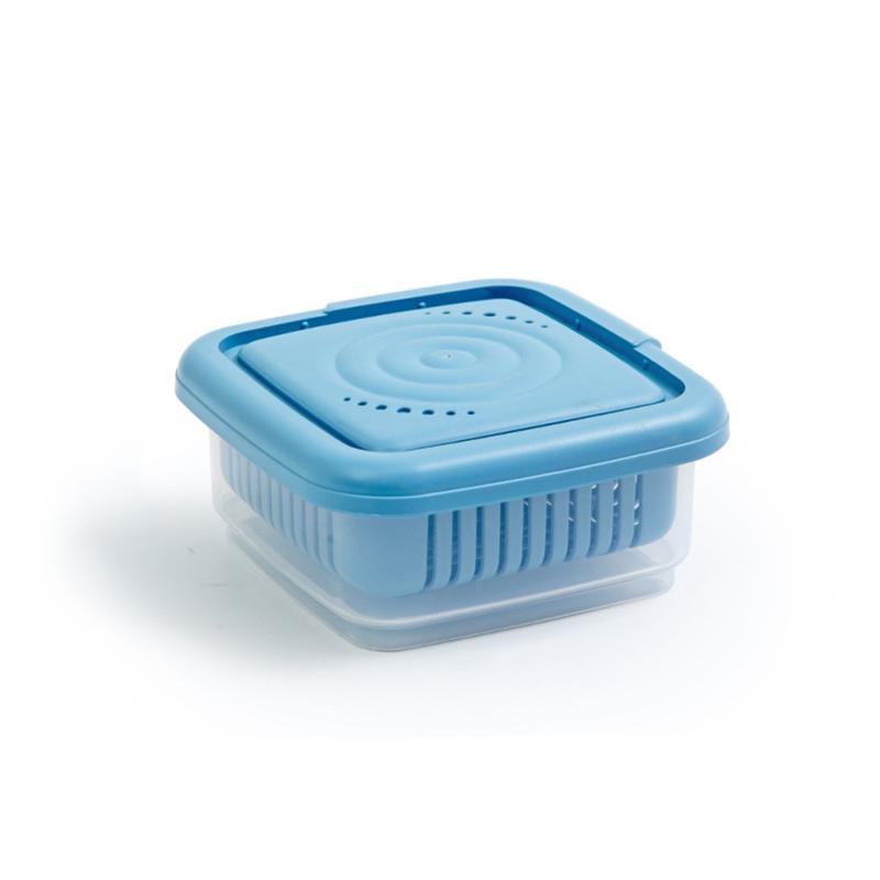 260ML/660ML Kitchen Transparent Vegetable Fruit Saver Preservation Box Ginger Garlic Onion Detachable Drainage Sealing Boxes