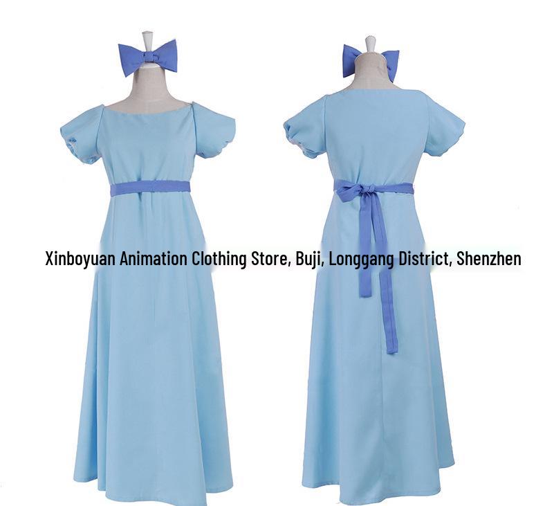 Xin Boyuan Peter Pan Wendy Long Dress - Rachel Princess Stage Costume S