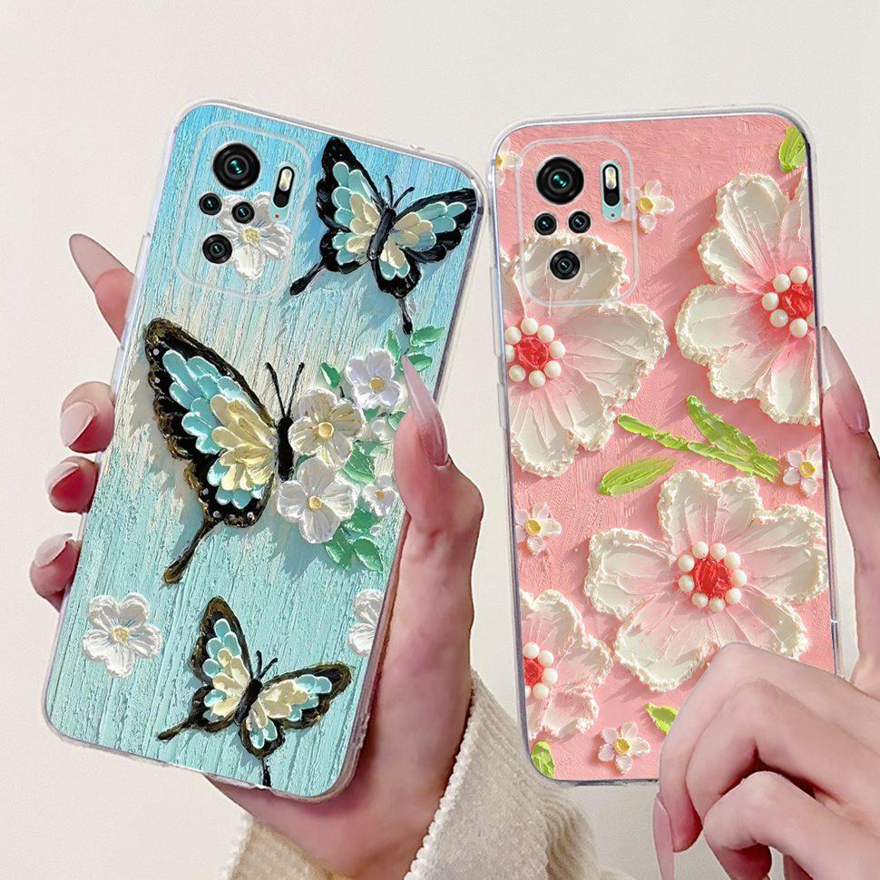 Colorful Pattern Case For Xiaomi Redmi Note 10 4G Ultra Slim Soft Silicone Case For Redmi Note 10 10S Note10 Note10S Cover Coque