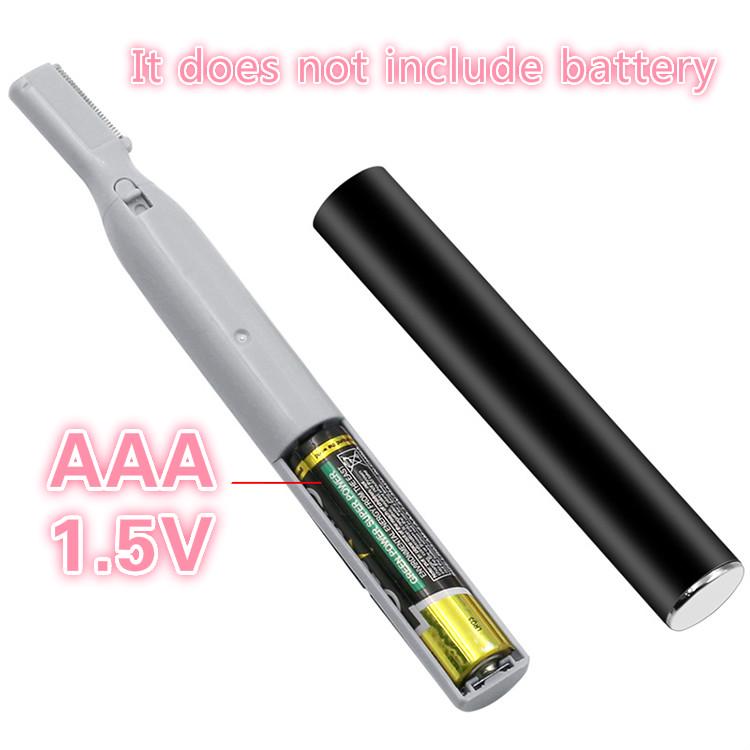 Mini Portable Electric Eyebrow Trimmer Hair Remover Ladies Body Shaver Razor Epilator