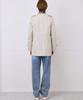 Yujeeot Beige Two-Tone Trench Coat (Unisex)