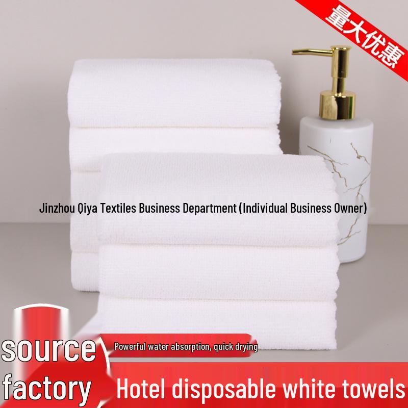 

White Disposable Towels for Foot Baths, Hotels, Restaurants & B&Bs - Various Sizes & Medium Thickness 30x60 белый