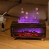 Xiaomi 3D Simulation Fireplace USB Aromatherapy Diffuser with Mood Night Light, Ultrasonic Humidifier & Essential Oil Diffuser for Home