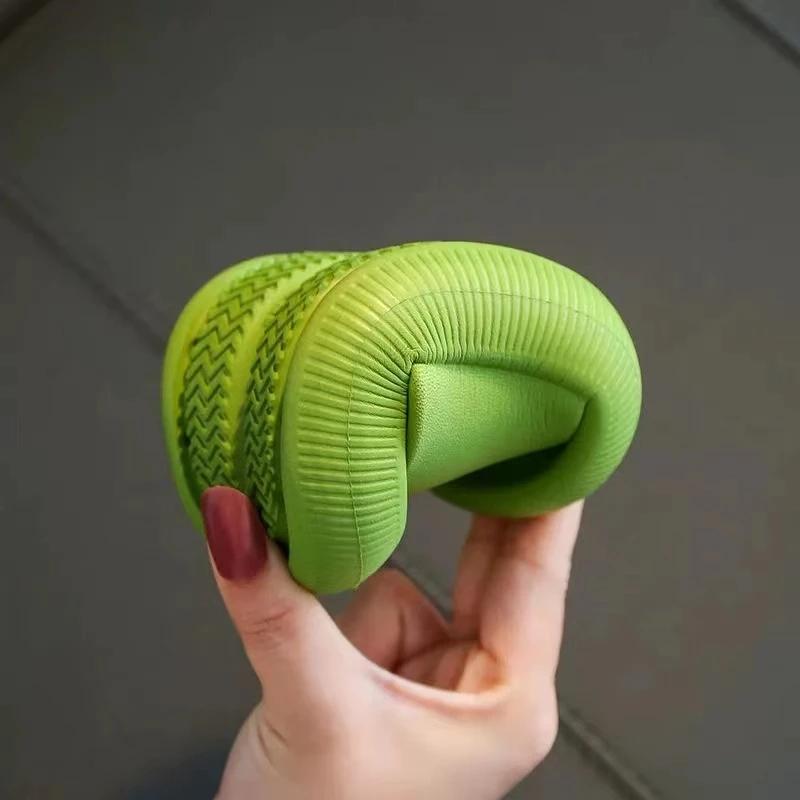 Sommer Kinder Freizeit Hausschuhe Einfarbig Atmungsaktiv Rutschfest Zuhause Badezimmer Strand Kinder Weiche Hausschuhe Jungen Mädchen Indoor Schuhe