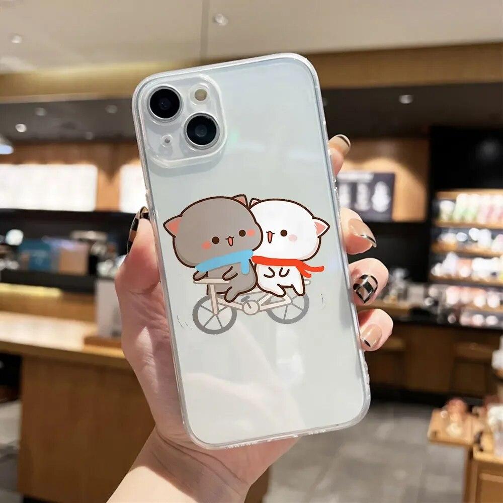 Lovely Animation Phone For Iphone 13 Max Mini X XR 8 7 12 XS 11 6s Pro 14 Plus 6 Soft Silicon Silicone Case Cover