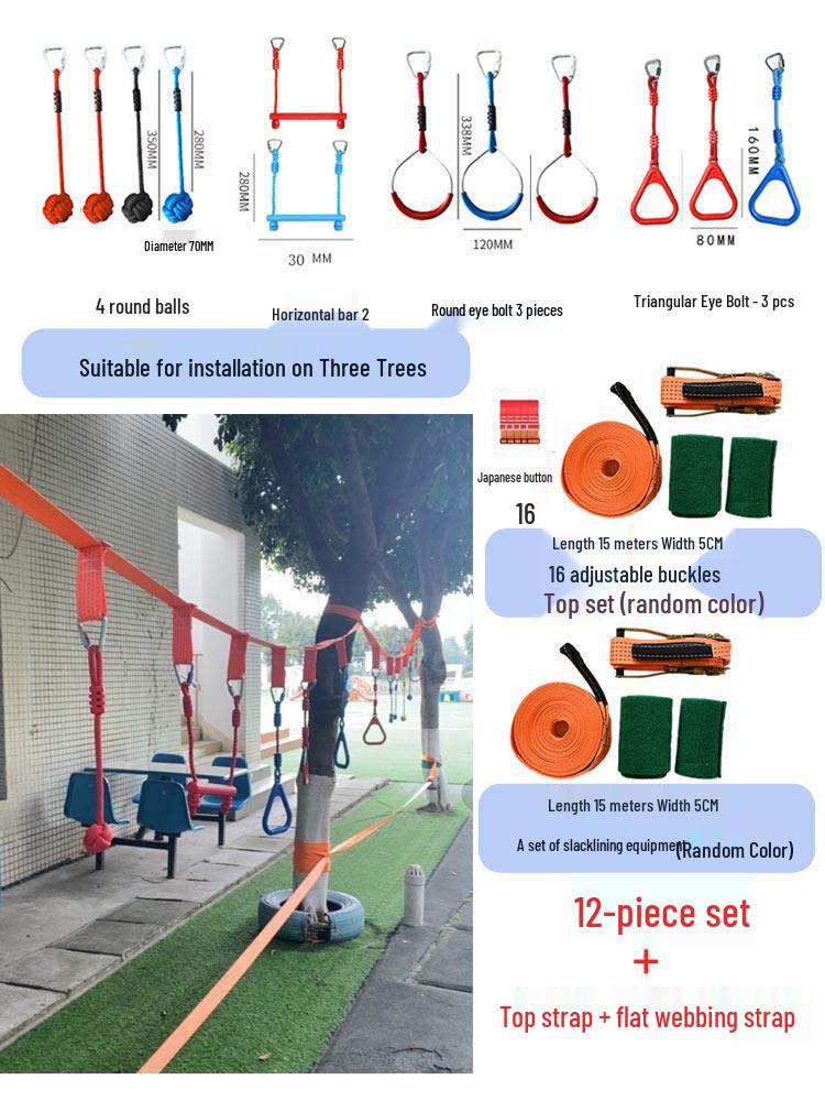 Outdoor Climbing Toys & Swings for Sensory Training and Balance