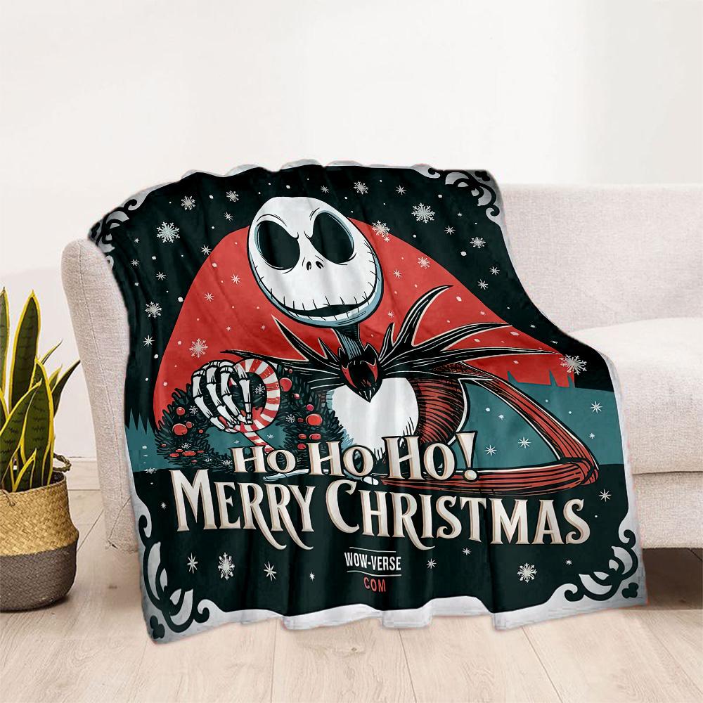 Christmas Nightmare Blanket Soft & Cozy Great for Picnics Bedding Bed All-Season Use Modern Style Unique Gift for Family and Friends Camping
