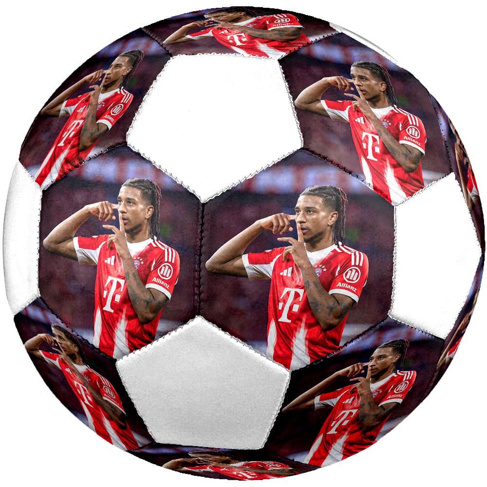 Michael Olise Bedruckter Fußball Größe 5, Maschinengenähtes PVC, Langlebig & Hoher Rückprall, Für Alle Altersgruppen Geeignet, Fanartikel, Spiele & Außenbereich.