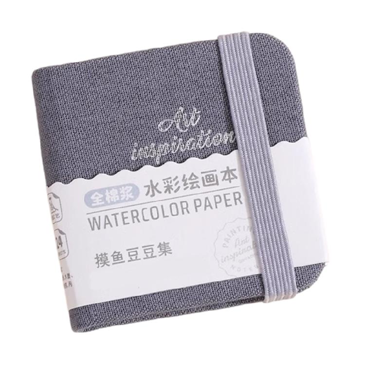 

Small Watercolor Sketchpad 24 Sheets Hardcover Sketchbook Artists Watercolor Paper Sketchbook for Travel Drawing