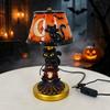 Handcrafted Resin Pumpkin Lamp USB Powered Witch Hat Table Lamp Halloween Table Lamp  Office Decor