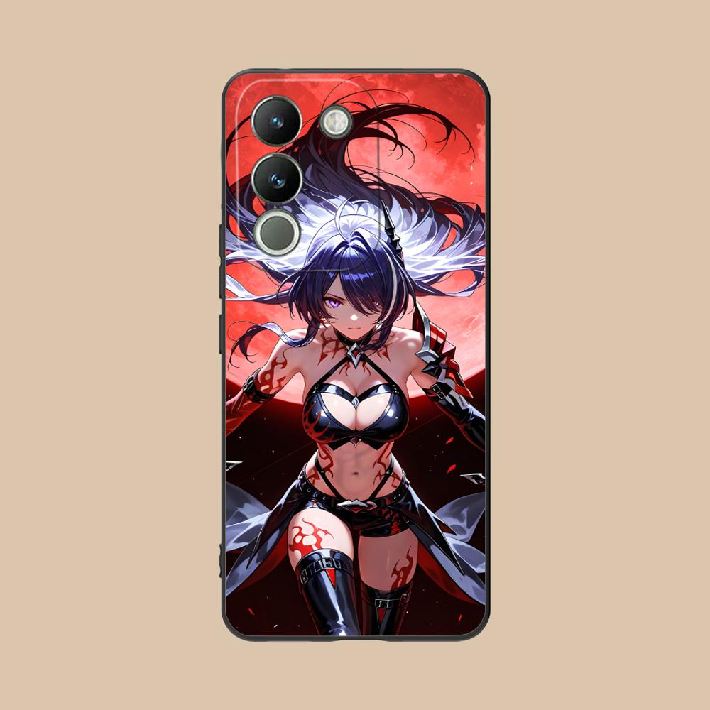 HSR Acheron Matte TPU Mobile Phone Case for VIVO V60 V50 V40 V30 V29 V27 V25 V23 Pro Lite 5G Colorful Printing Cover