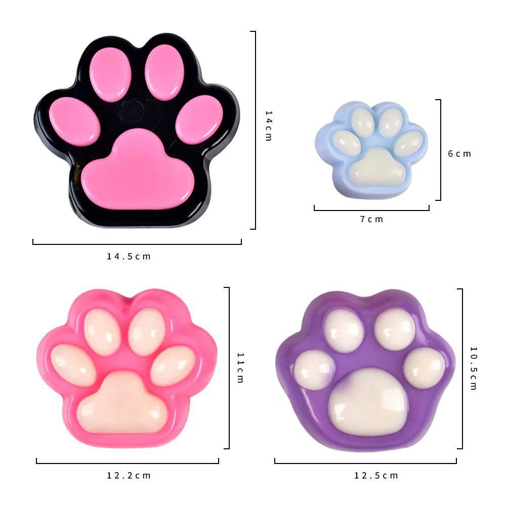 Super Soft Simulation Plush Cat Claw Pinch Music Slow Rebound Decompression Super Cute Cat Claw Pinch Music Decompression Trick Toy