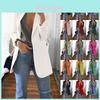 Stylish Women's Blazer Slim Fit Work Ol Jacket Long Sleeve Plus Size Coat For Office Wear