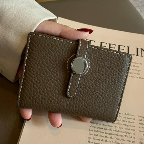 Exquisite 2025 Women's Slim Card Holder - High-Capacity Genuine Leather, Multi-Card Slots, Niche Design