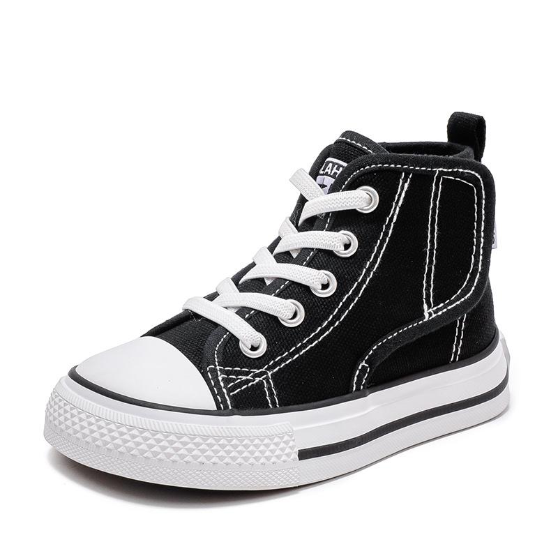 2025 Autumn New Kids' Canvas Shoes, Magic Tape, Elastic Band - Boys' & Girls' School Shoes