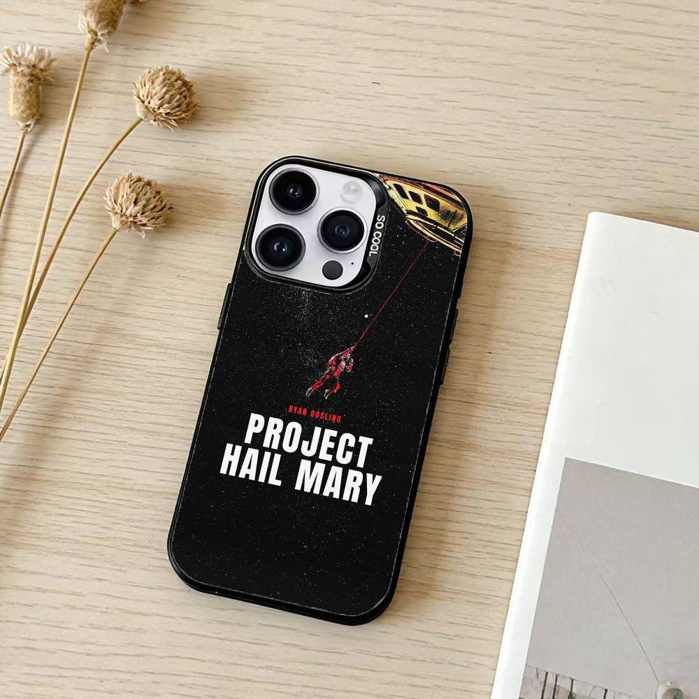 P-Project Hail M-Mary Phone Case For iPhone 17,16,15,14,13,12,11,Pro Max,Plus Candy Silver Cover iPhoneXSMAX