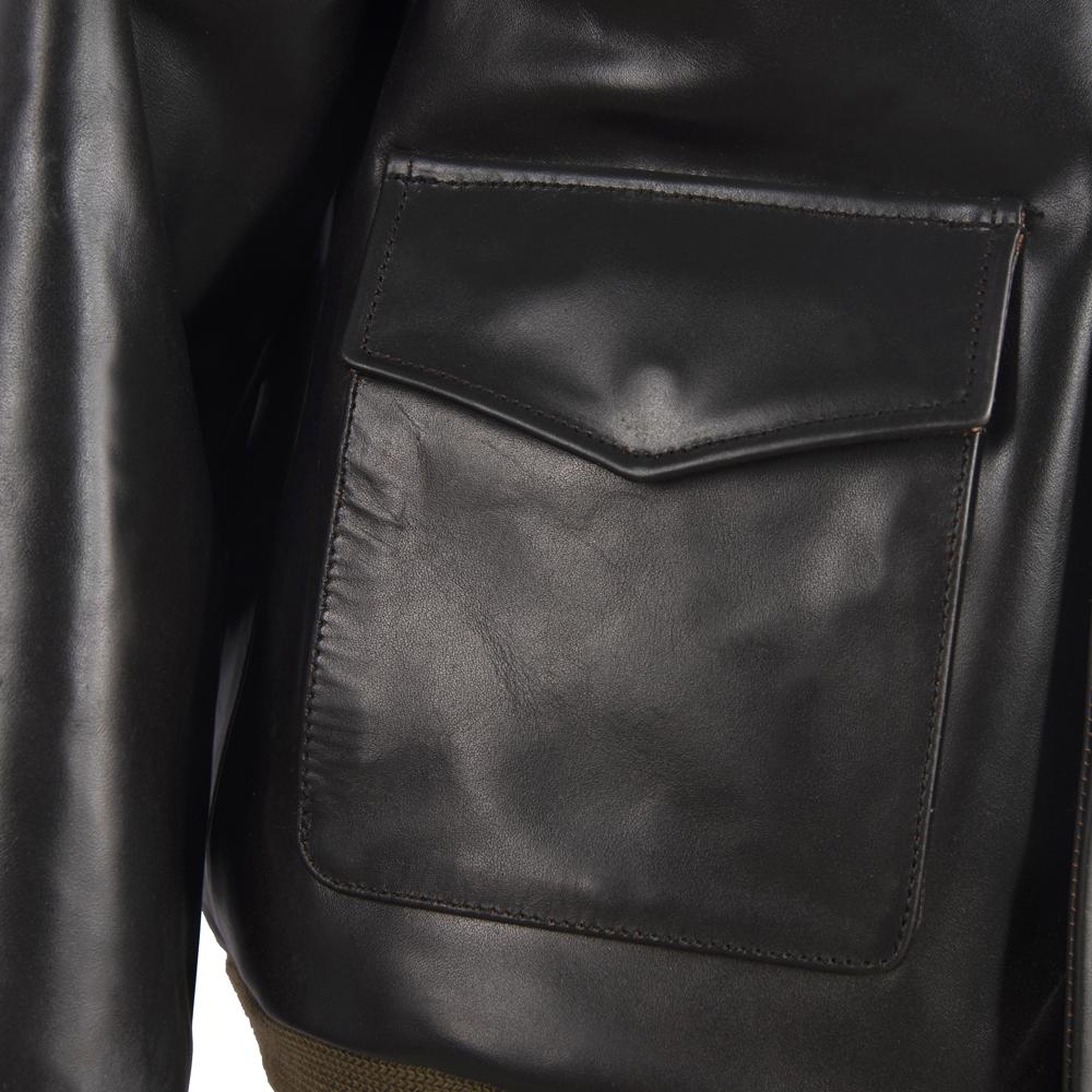 Men Leather Jacket Genuine Cow A2 Flight Suit Man Aviator Bomber Coat Men's Leather Jackets Spring Autumn