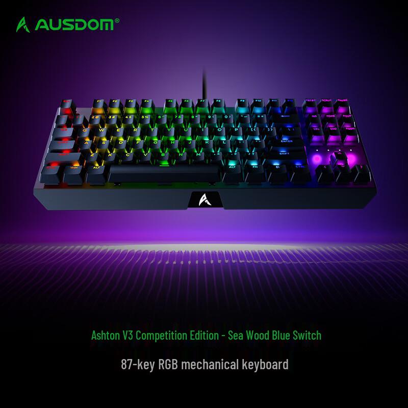 

AUSDOM V3 RGB Hot-Swappable Mechanical Keyboard