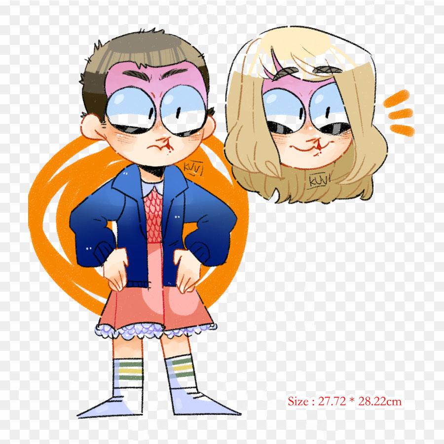 

Eleven Fan Art, термопереносная печать, виниловые нашивки, наклейки для одежды, аппликации «сделай сам», моющиеся нашивки