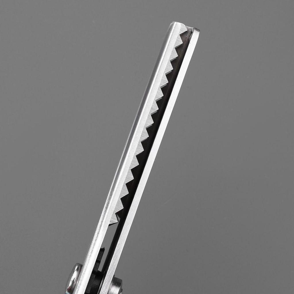 Lace Overlock & Tailor Scissors - Big Wave Pattern, Non-Fraying, Triangle Sawtooth Design