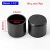 1Pcs Table Bottom Cover Round Tube Plug Furniture Feet Tubing End Covers New Chair Leg Caps