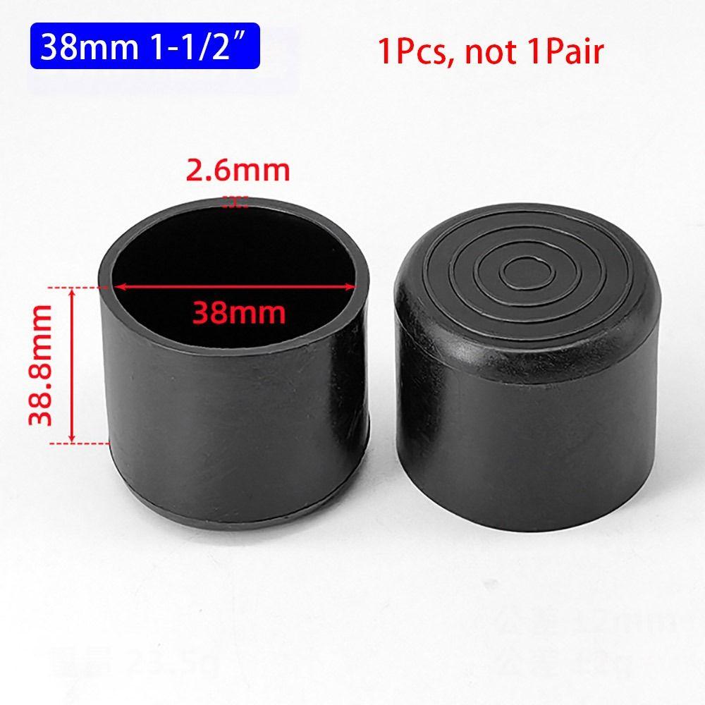 1Pcs Table Bottom Cover Round Tube Plug Furniture Feet Tubing End Covers New Chair Leg Caps