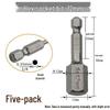 Hex Bit Set for Drills: Super Hard S2 Industrial Extended Screwdriver and Wrench Bits