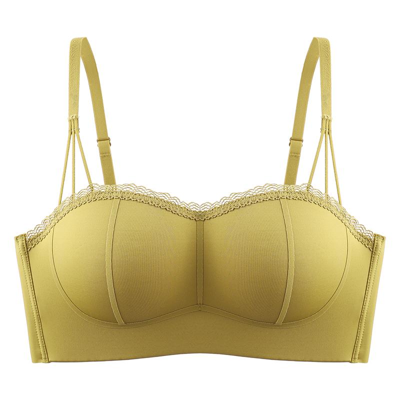 

Women s Top Chest Thin Shoulder Strap Small Chest To Show Large Close Pair of Traceless Underwear 32/70AB