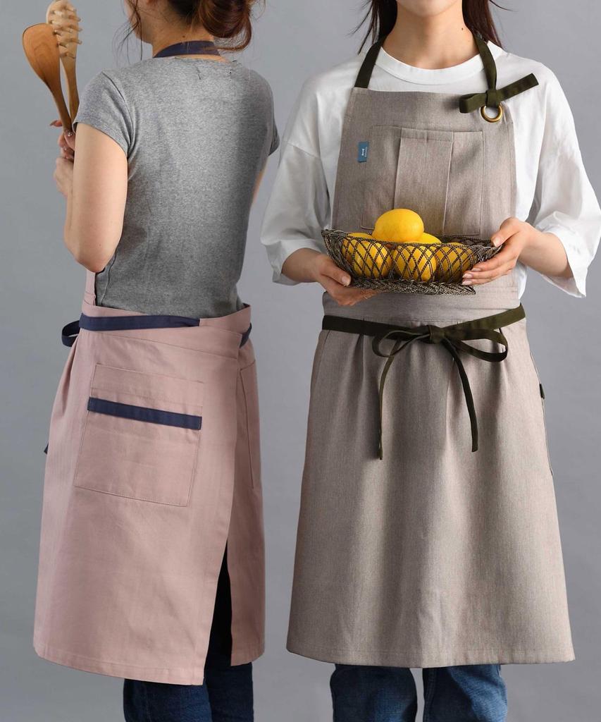 BRUNO Switchron Kitchen Apron with Towel Rack, Salon Apron, Garcon Apron, Ideal for DIY, Outdoor Activities, and Lessons, Women's and Men's, Ash,