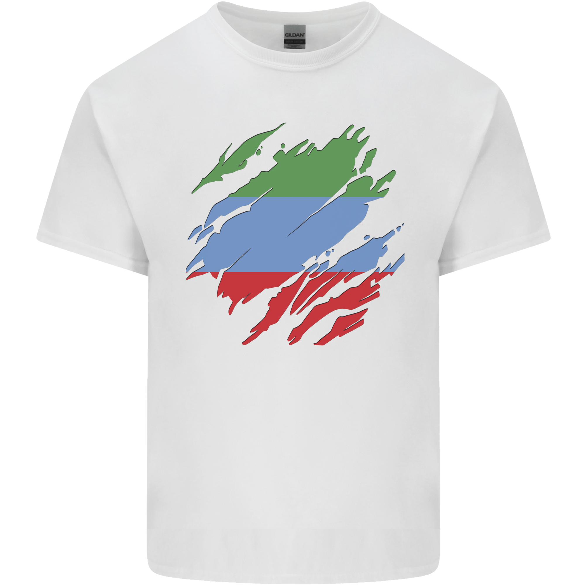 Torn Flag Dagestan Unisexs Light Cotton TShirt S