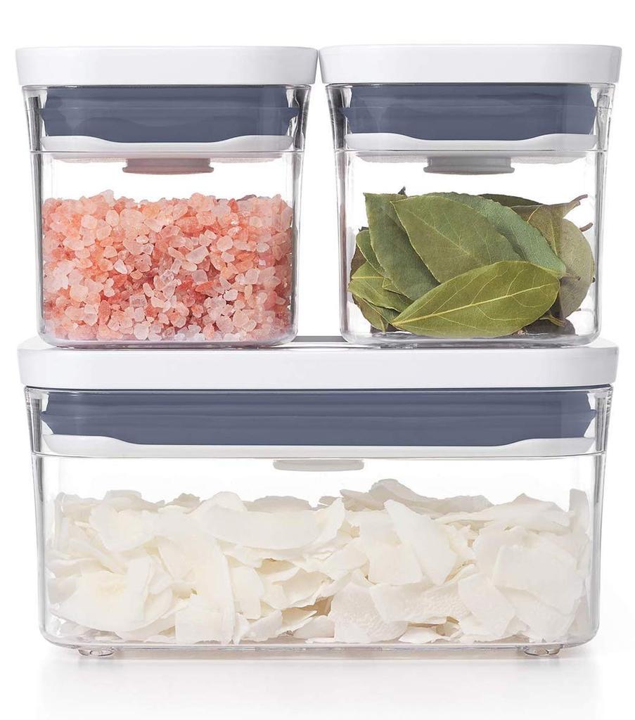 OXO Storage Container Plastic Airtight Pop Container Starter Set