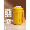 Coffee Cup 316 Double-Layer Stainless Steel Insulation Vacuum Cup Outdoor Traveling Coke Cup Mesh Red Grape Rope Vehicle-Borne Cup