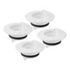 Scupper Valve Boat Deck Drain Plug Flapper with Gasket Seal ABS Plastic for Transom Hull Water Control