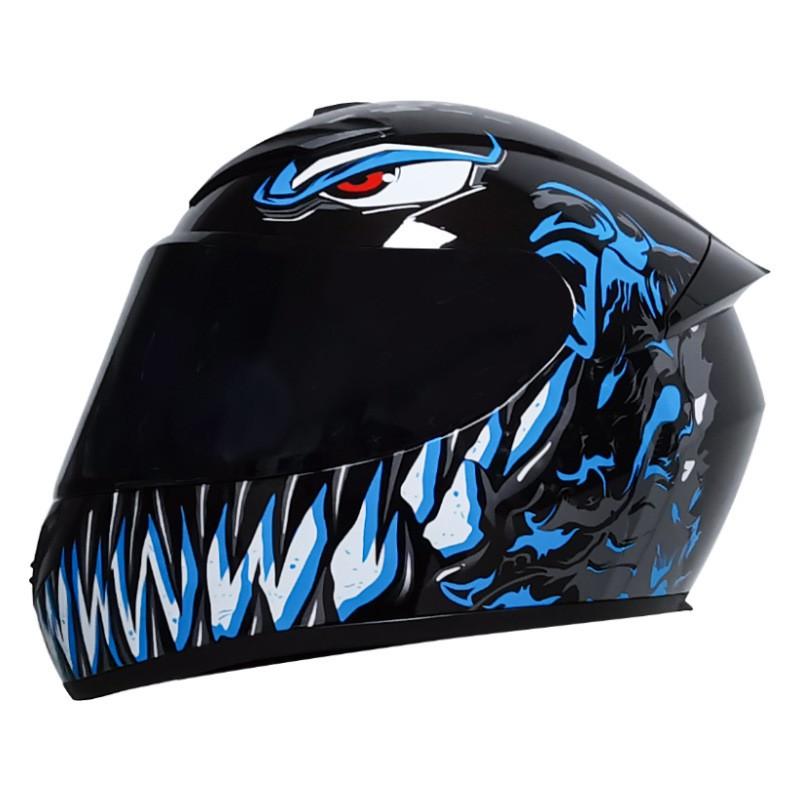 Full Face Motorcycle Helmet Men Women ABS Winter Riding Safety With Bluetooth Compatible Scooter Bike