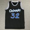 Mens Basketball Jersey Mesh Tank Top With Embroidered Number 32 Star Stripes Design Breathable Cotton Blend Practice