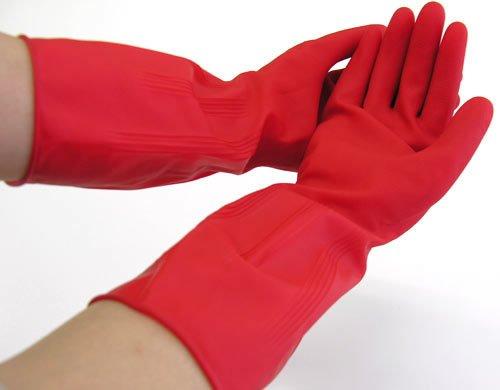 Měsíčkové gumové rukavice Kuchyňské rukavice velikosti S [Sada 3]