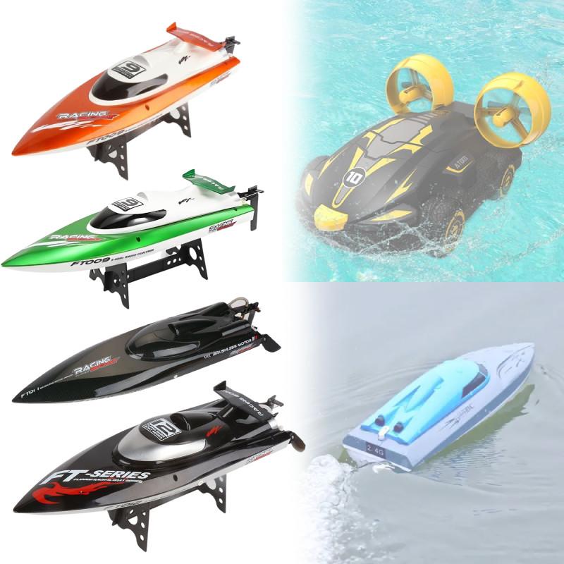 Plastic Rc Speedboat Toys Water Surface Maneuverability Children Gifts Festival
