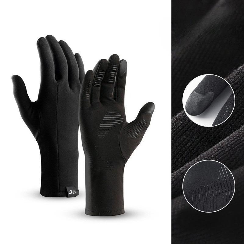Winter ski gloves liner lining men's and women's outdoor riding gloves touch screen non-slip, windproof and cold-proof, velvet to keep warm