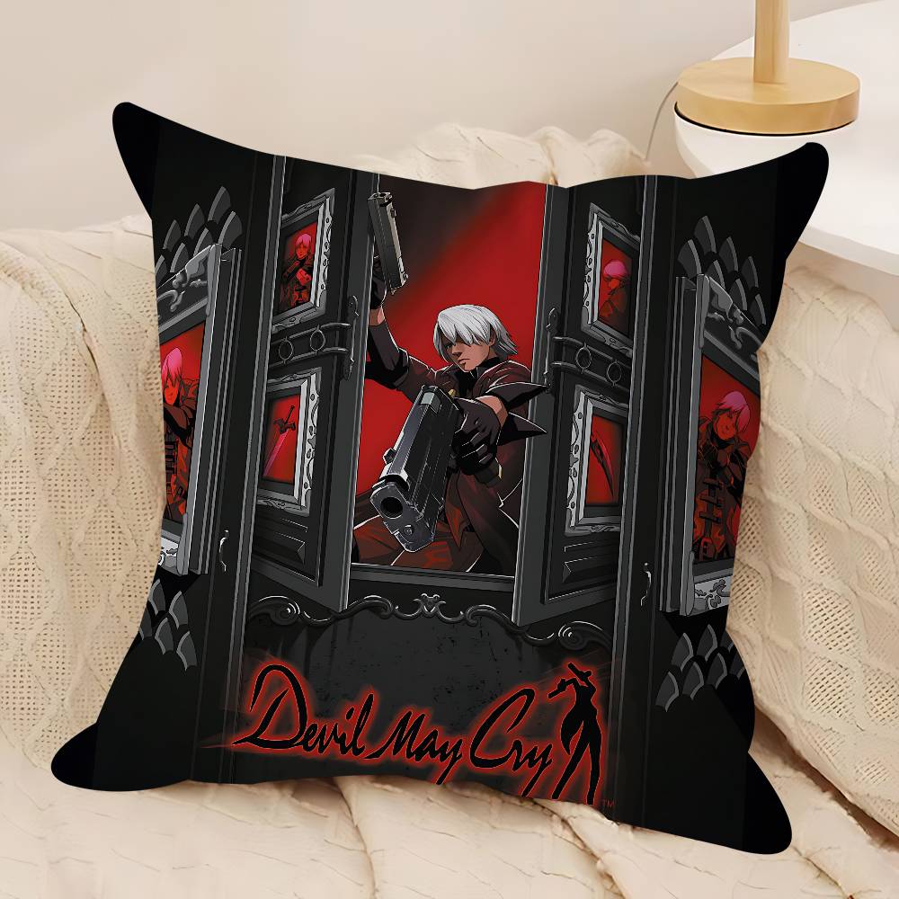 GAME THE D-DevilS May Cry Pillow Case Removable Washable Cushion Cover – All-Season Soft Linen