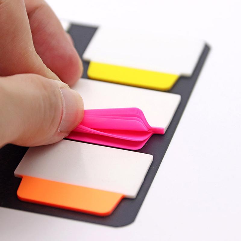 120 pagine semplici adesivi trasparenti per indici, etichette colorate, adesivi fai da te, note adesive per ufficio e scuola