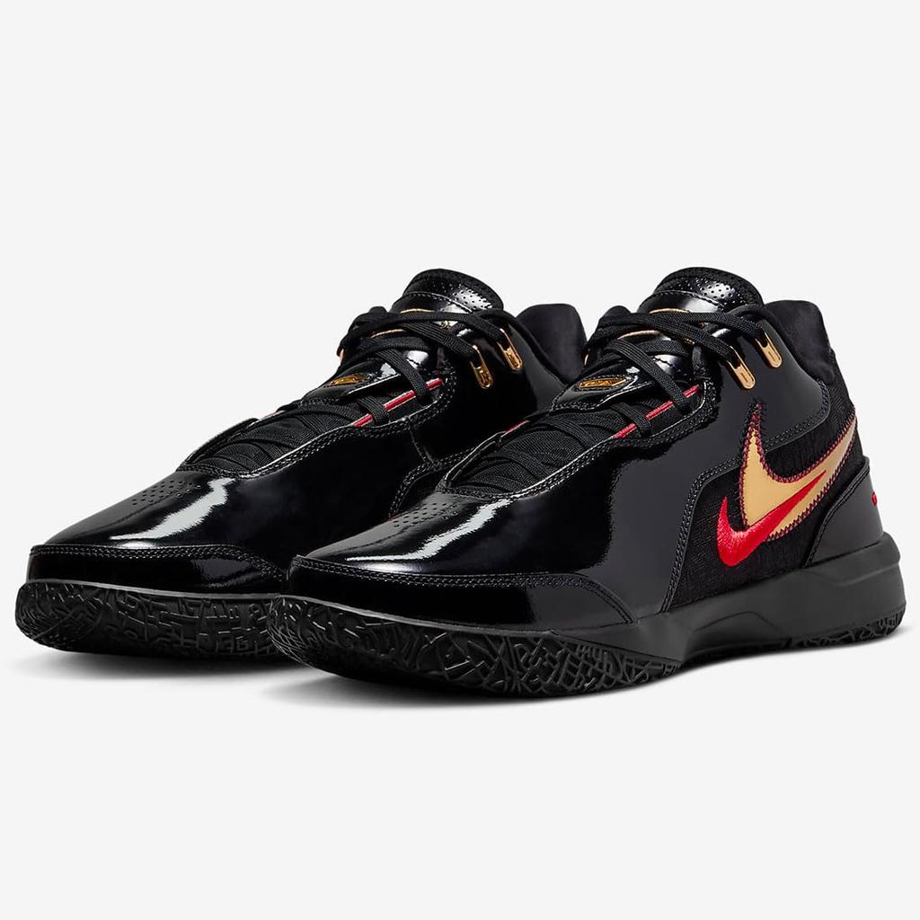 Nike LeBron NXXT Zen AMPD Size EP, Black/University Red/Metallic Gold, FJ1567-001, 26.0cm