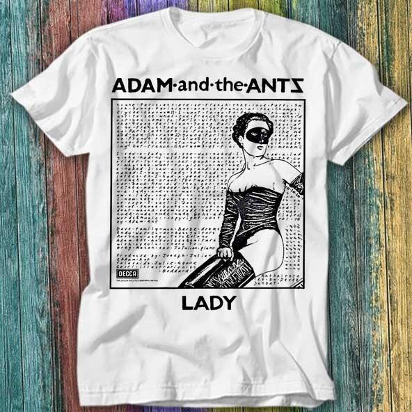 

Adam And The Ants Lady Band T Shirt Top Tee 416 XL