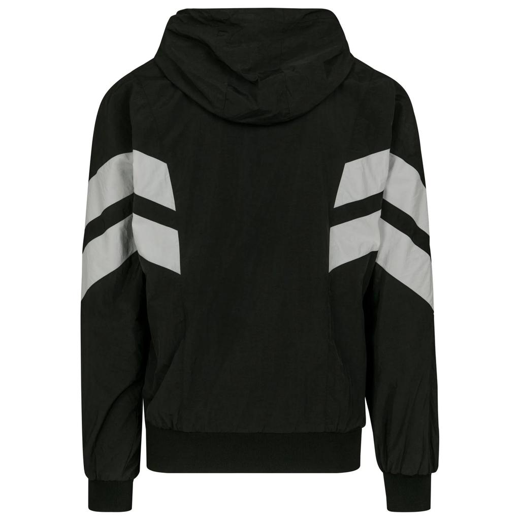 Urban Classics Mens Stripe Detail Crinkle Track Jacket